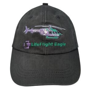 Life Flight Eagle Slideback Baseball Cap Black One Size Headliner By Vernon